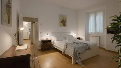 Letto o letti in una camera di Ponte Vecchio Central Vintage Apartment