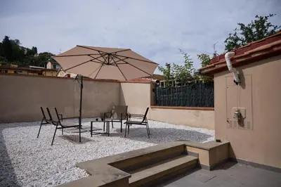 Patio o area all'aperto di Ponte alla Vittoria Urban Garden Loft
