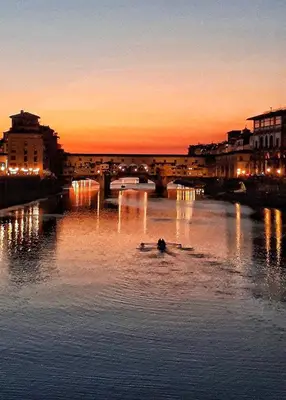 Vista sul fiume nelle vicinanze dell'appartamento