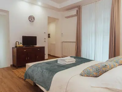 Letto o letti in una camera di Antonino Warm Escape Near Florence's Treasures