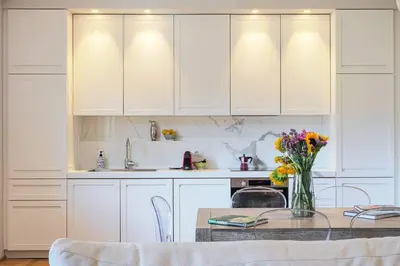 Cucina o angolo cottura di designer view terrace home in Center