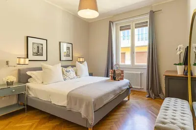 Letto o letti in una camera di designer view terrace home in Center