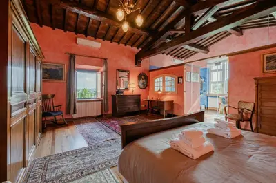 Letto o letti in una camera di I Palpiti - Dream Villa in Florence
