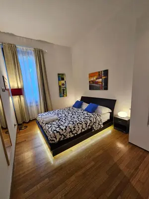 Letto o letti in una camera di Scialoia Blue