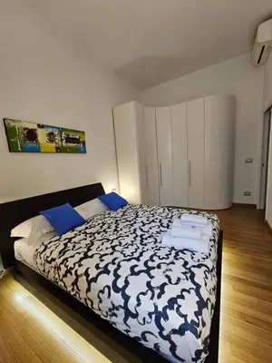 Letto o letti in una camera di Scialoia Blue