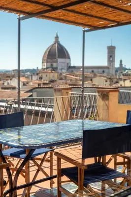 Balcone o terrazza di Brunelleschi Terrace Fantastic view in spacious flat