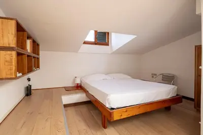 Letto o letti in una camera di Brunelleschi Terrace Fantastic view in spacious flat