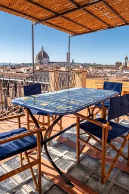 Balcone o terrazza di Brunelleschi Terrace Fantastic view in spacious flat
