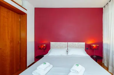 Letto o letti in una camera di Ponte Vecchio - San Jacopo, Duomo