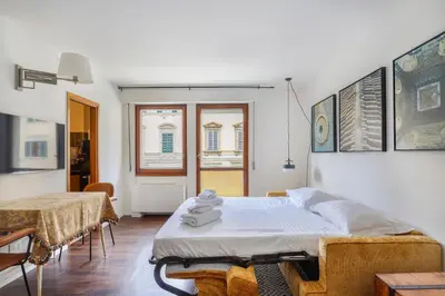 Area soggiorno di Sara Studio Apartment