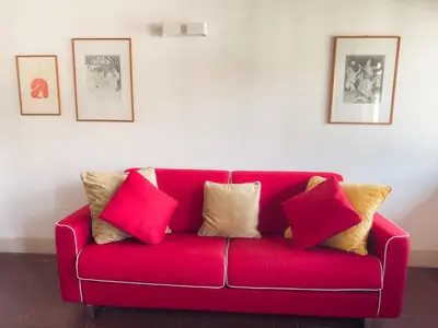 Area soggiorno di Santa Croce Suite View Apartment