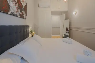 Letto o letti in una camera di Museo Archeologico- Design Apartment