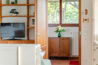 TV o dispositivi per l'intrattenimento presso La Serra-Stunning retreat in Florence