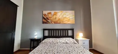 Letto o letti in una camera di Casa Tequila