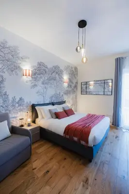 Letto o letti in una camera di Futura Florence apartment