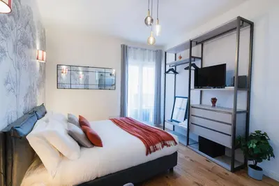Letto o letti in una camera di Futura Florence apartment