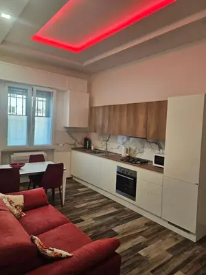 Cucina o angolo cottura di White apartment