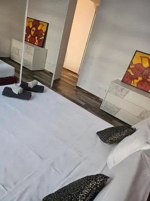 Letto o letti in una camera di White apartment