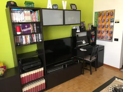 Biblioteca nell'appartamento