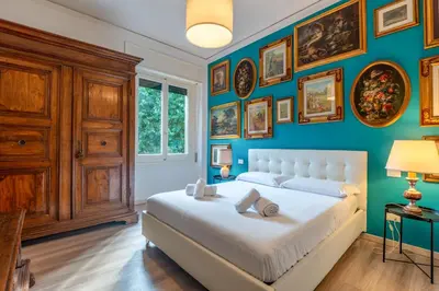 Letto o letti in una camera di Maison Sanzio