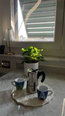 Set per la preparazione di tè e caffè presso Cuore di Firenze