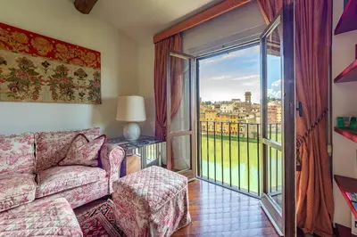 Area soggiorno di Ponte Vecchio Adorable Retreat