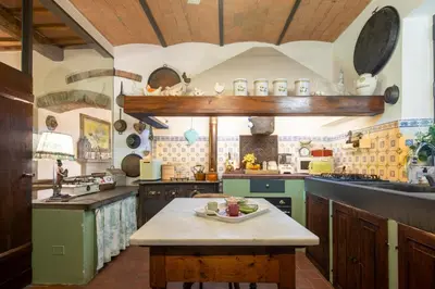 Cucina o angolo cottura di Villa Oliveta