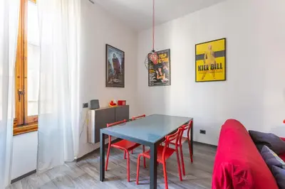 Area soggiorno di GuestHost - Lights, Camera, Action! - Florence Apt