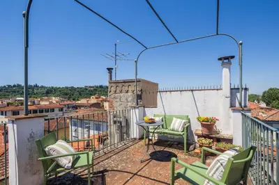 Balcone o terrazza di Romantic Terrace Apartment
