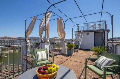 Balcone o terrazza di Romantic Terrace Apartment
