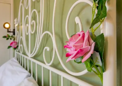 Letto o letti in una camera di sal- Penthouse with terrace a stone's throw from Piazza Signoria