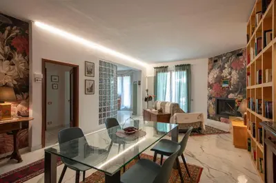 Area soggiorno di Un'oasi di pace vicino al centro storico