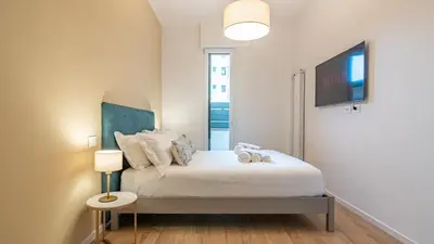 Letto o letti in una camera di Prestigious Apt