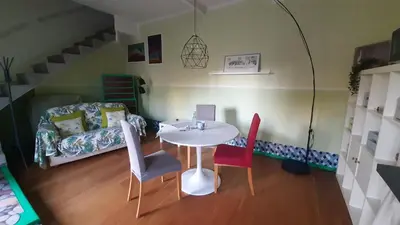 Letto o letti in una camera di Una casina nel verde a Firenze