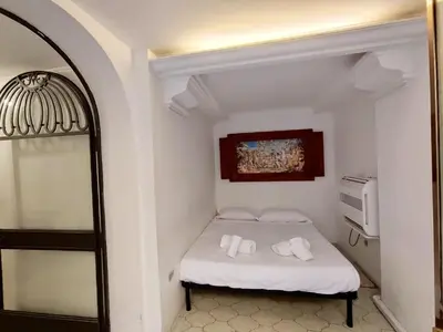 Letto o letti in una camera di Servi Central Appartment