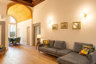 Area soggiorno di Ricasoli Apartment