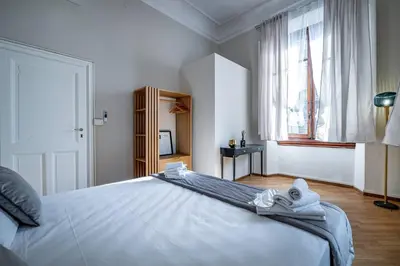 Letto o letti in una camera di YD Comfort & Style in Central Florence 3BR Apartment