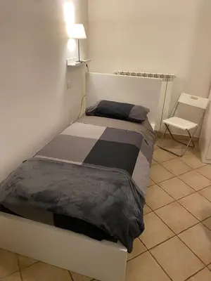 Letto o letti in una camera di Fortezza garden apartment
