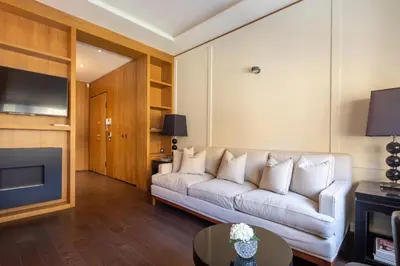 Area soggiorno di Ponte Vecchio Charming Apartment