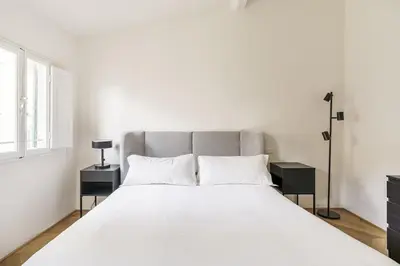 Letto o letti in una camera di Elegant Apartment in the Heart of Florence