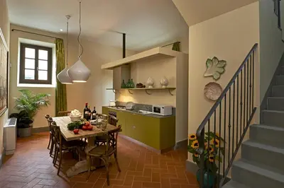 Cucina o angolo cottura di Villa Medicea di Lilliano