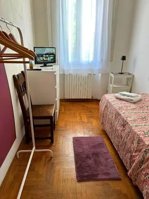 Letto o letti in una camera di Camera singola Trilly