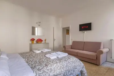Letto o letti in una camera di Ridolfi's House