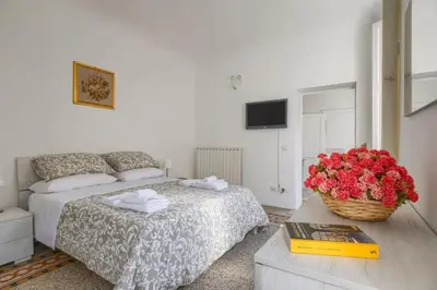 Letto o letti in una camera di Ridolfi's House