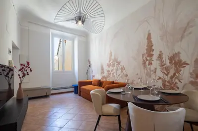 Area soggiorno di Vigna Nuova District Apartment