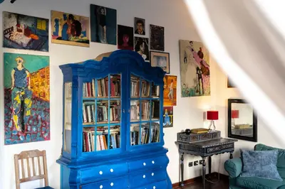 Biblioteca nell'appartamento