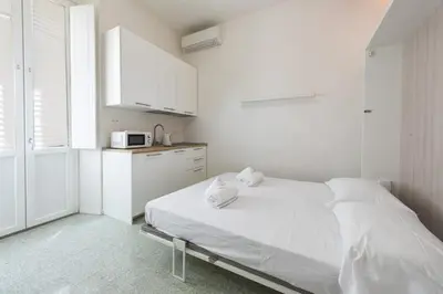 Letto o letti in una camera di Il Nido di Marta