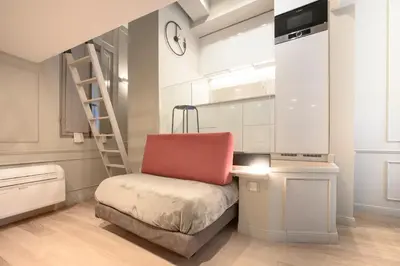 Letto o letti in una camera di Pitti Urban
