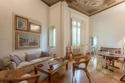 Area soggiorno di Boboli Poggio Imperiale in charming villa