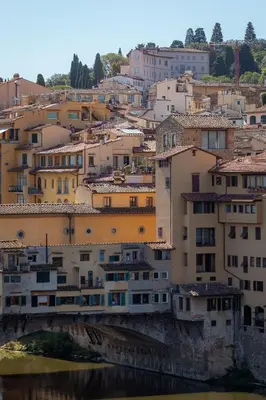 Vista generica su Firenze o vista sulla città dall'interno dell'appartamento